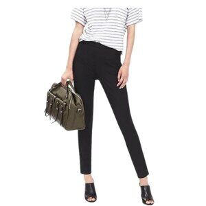 Banana Republic Sloan Petite Black Trouser Pant Size OP